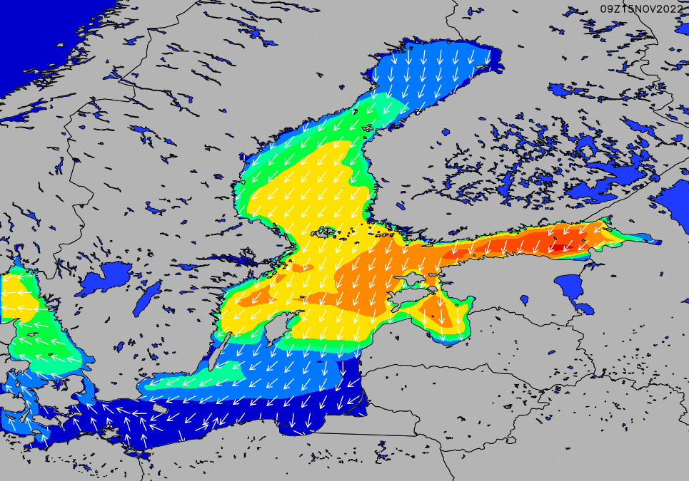 Baltic Sea Wind Chart