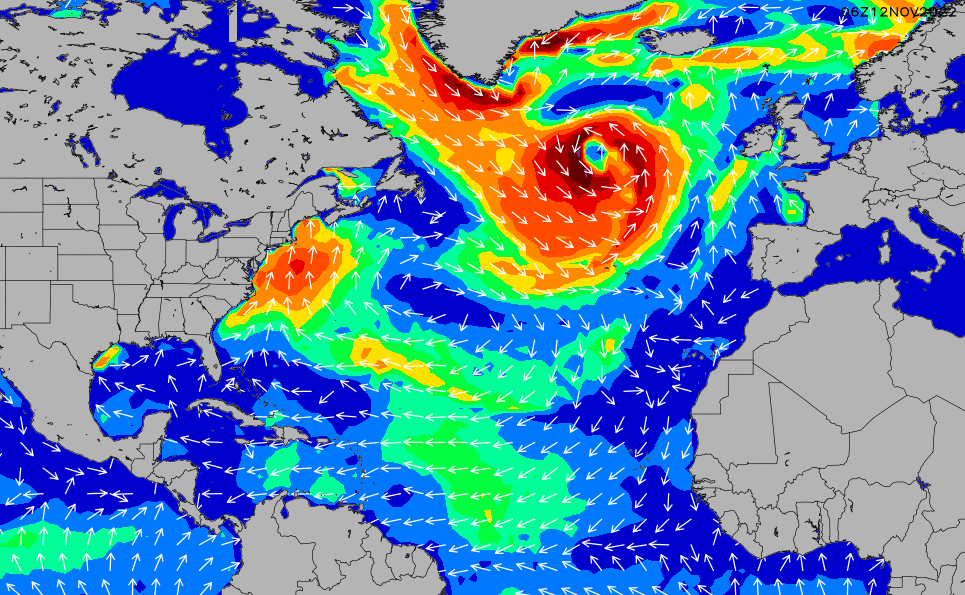 North Atlantic Wind Chart Surfline Com