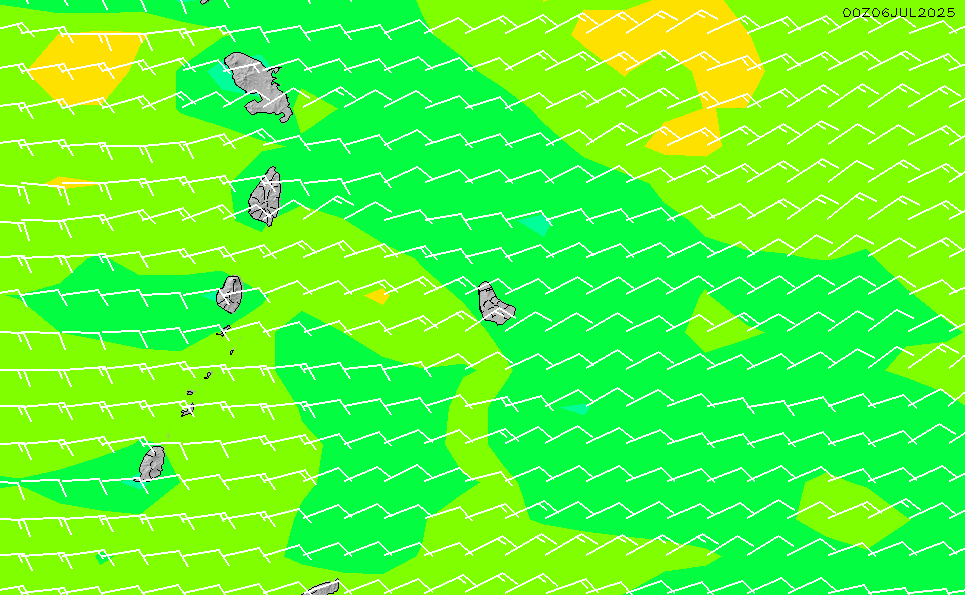 2023/5/30(火) 3:00風速・風向