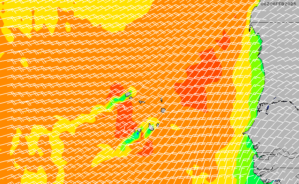 2023/5/30(火) 5:00風速・風向