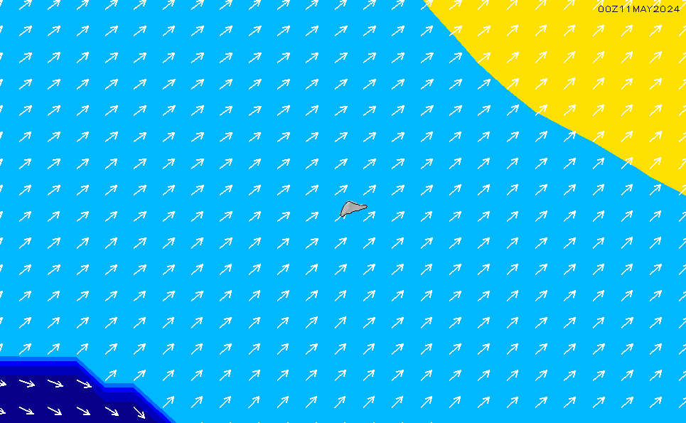 2022/10/5(水) 19:00ポイントの波周期