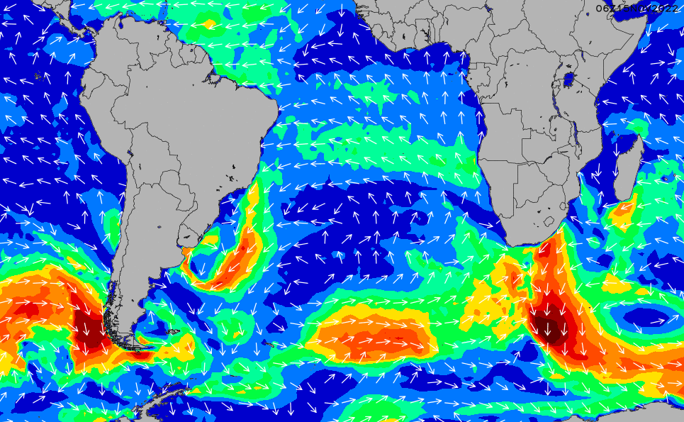 South Atlantic Wind Chart | SURFLINE.COM