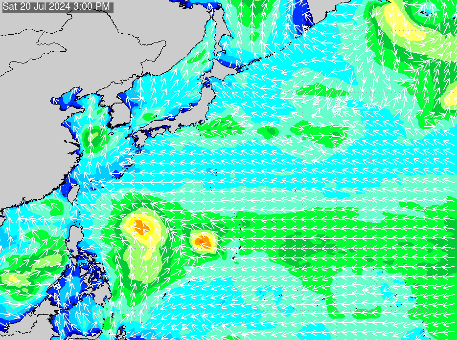 2019年2月22日(金) 12:00の波浪画像