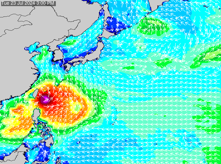 2019年2月25日(月) 12:00の波浪画像