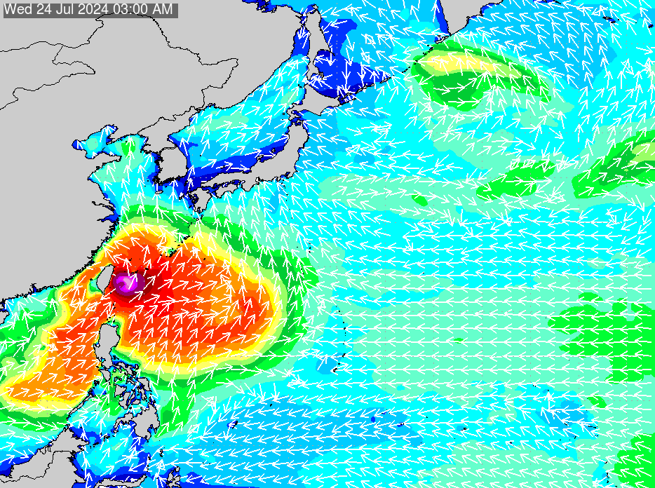 2019年2月26日(火) 0:00の波浪画像