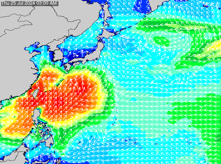 2019年2月27日(水) 0:00の波浪画像