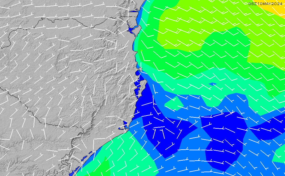 2022/5/18(水) 3:00風速・風向